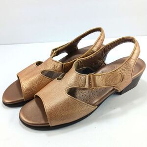 SAS Suntimer Heel Strap Sandal, Women's 8.5 Leather Sling Back Comfort Durable..